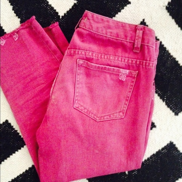 Free People destroyed crop denim - Picture 3 of 3